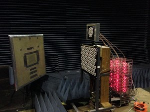 SoftNull Anechoic Chamber Experiment with a Strong Reflector